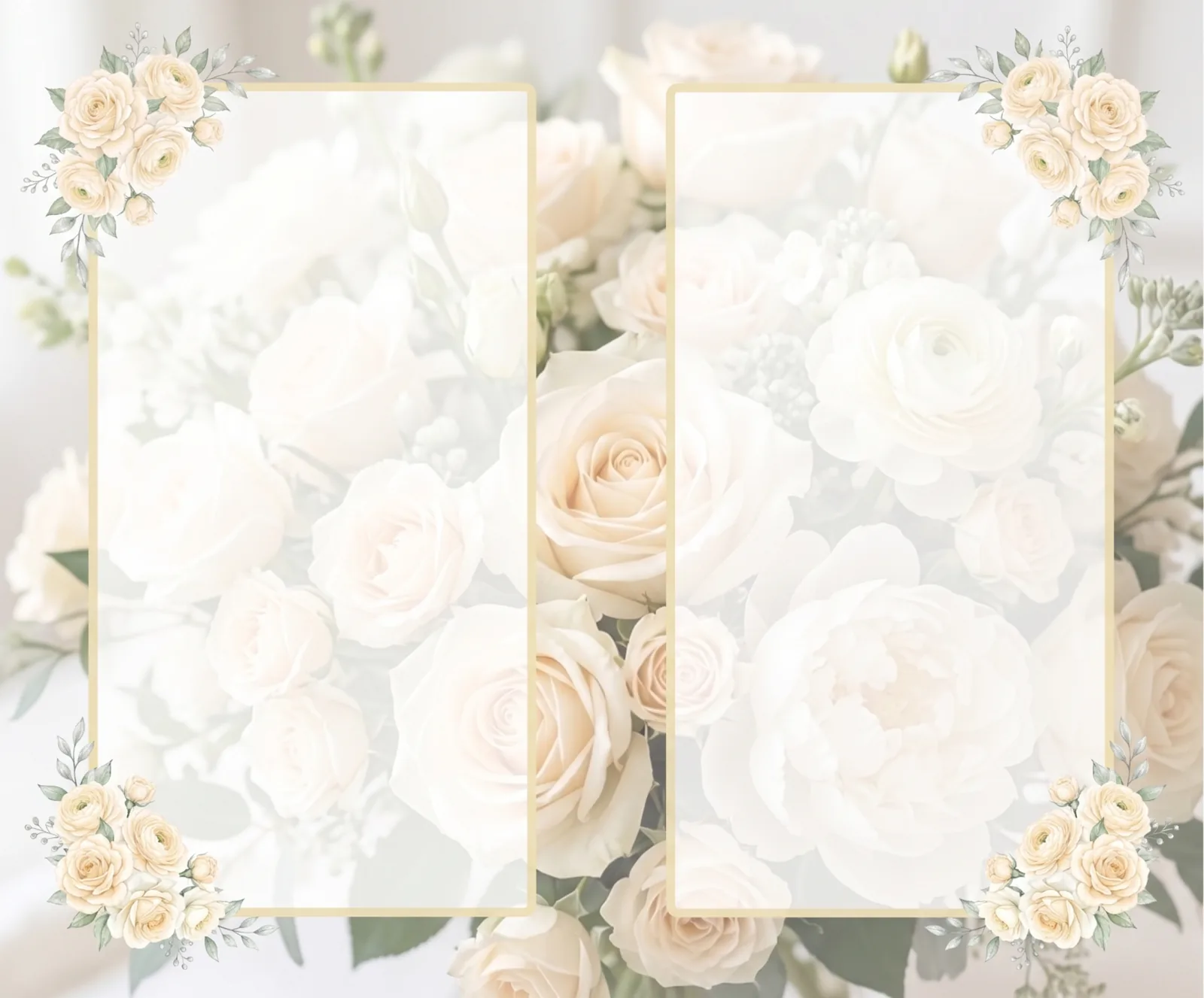 Cottage Blooms personalised memorial card design